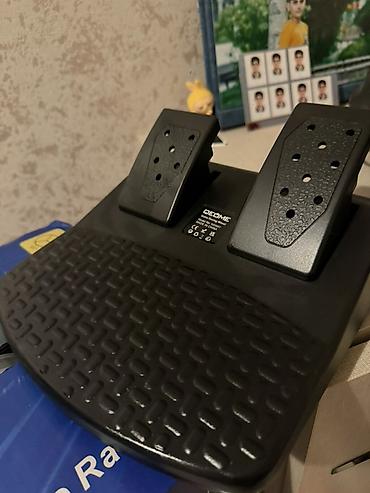 Video oyunlar üçün aksesuarlar: QEOME oyun sükan dəsti - Vibrasiya funksiyalı sükan: real sürüş hissi — 5