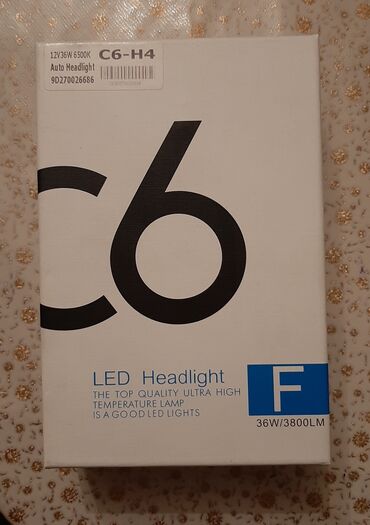 led h4: Светодиодная, LED, 36 w, Hyundai ACCENT, 2012 г., Оригинал, Китай, Новый