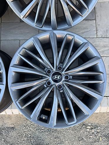 диски на грандеур: Литые Диски R 19 Hyundai, Комплект, отверстий - 5, Б/у — 7