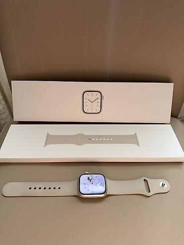 Apple Watch Series 7, размер 41 мм Корпус: алюминий, цвет Starlight