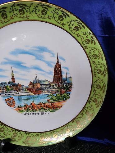 Slike i ramovi: Tanjir za na zid iz 70ih nemacki porcelan. Porcelanski tanjir za na — 3