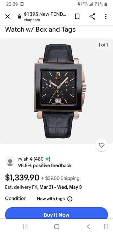 watch 7 цена бишкек: Часы мужские оригинал от бренда Fendi. Брали в Европе