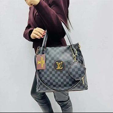 Torbe: Ženske torbe i ranac – modni setovi sa logotipom. Prva kopija — 1