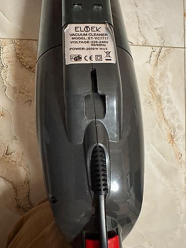 Пылесосы: ELOTEK şaquli tozsoran — model ET-VC7717 Xüsusiyyətlər: - Güc: 2000 W — 2