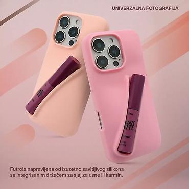 fleš over: Futrola LIPSTICK za iPhone 15 Pro (6.1) roze. Kataloški broj: F119163 — 2
