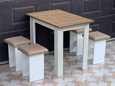 Masa və oturacaq dəstləri: Mətbəx üçün, Yeni, 4 stul — 9