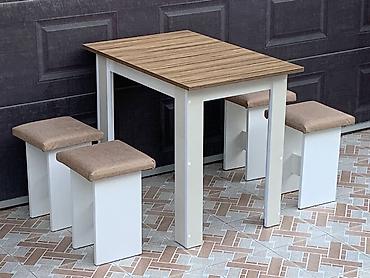 Masa və oturacaq dəstləri: Mətbəx üçün, 4 stul — 9