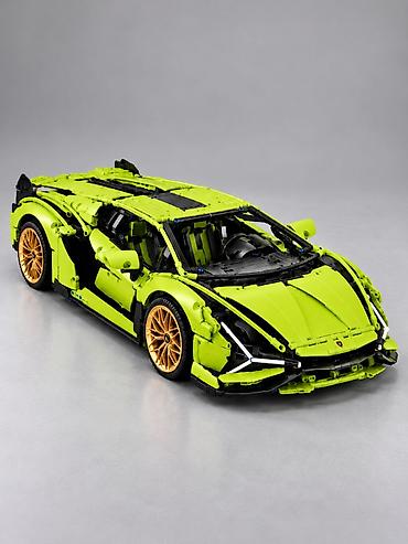 модель: Lamborghini Sián FKP 37 — конструктор 3696 деталей + картина 80×50 см — 3