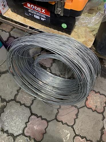 Стальная проволока в бухте - Материал: сталь, оцинкованная at lalafo.kg Стальная проволока в бухте - Материал: сталь, оцинкованная