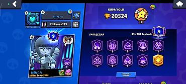 Другое: Brawl Stars oyun hesabı - Kupa yolu: təxminən 20.5K+ — 2