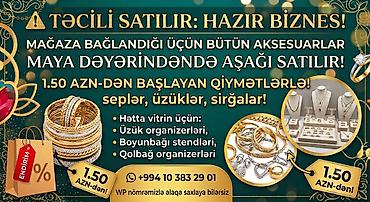 minalı bijuteriyalar: Təcili satılır: hazır aksesuar biznesi üçün böyük seçim! Mağaza — 1