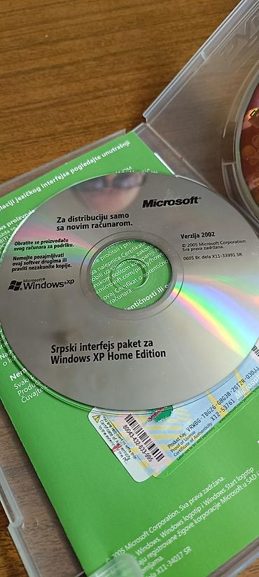 Druga oprema za računare i laptopove: Microsoft Windows XP Home Edition – OEM disk sa Service Pack 2 - — 5