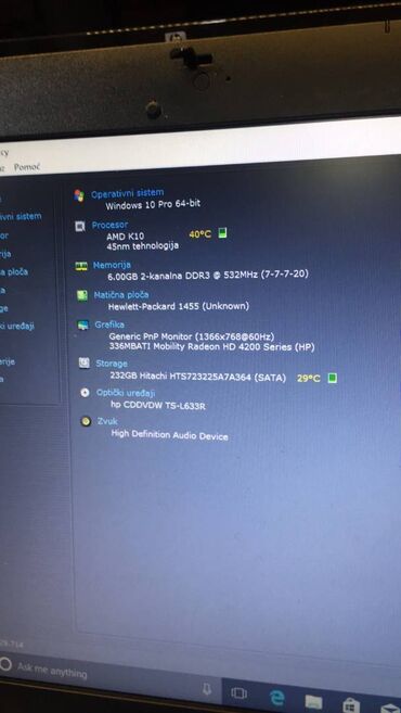 HP: Laptop HP Probook 6555b vise komada na stanju 100% ispravni idealan za — 2