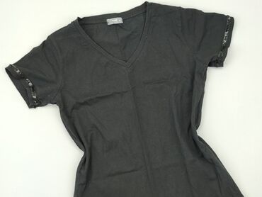 czarne t shirty zara: T-shirt, M (EU 38), condition - Very good