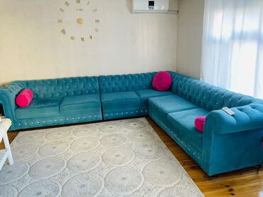 yazi masaai: Угловой диван, Б/у, Без подьемного механизма, Нет доставки
