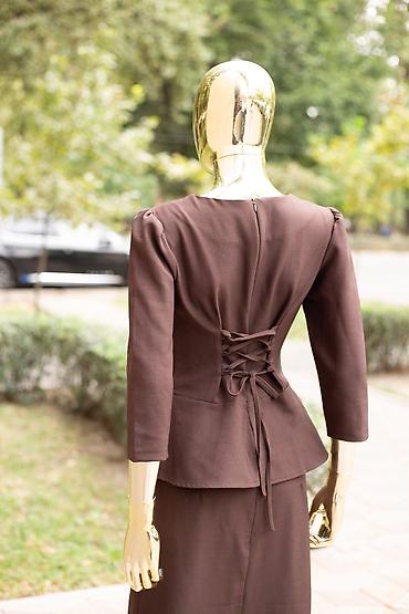 seks shop: Повседневное платье, Made in KG, Осень-весна, Длинная модель, S, M, L — 2