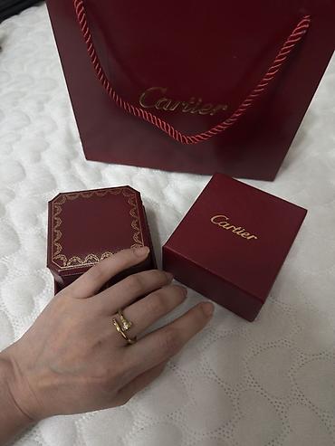 Свадебные платья и аксессуары: Кольцо Cartier Juste un Clou, размер 16 медицинская сталь под желтое — 5