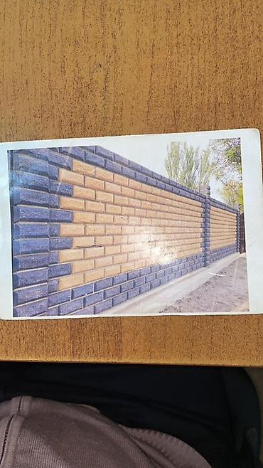 Пескоблок: Пескоблок Рваный, Заборный, 150x400x200, Платная доставка — 15