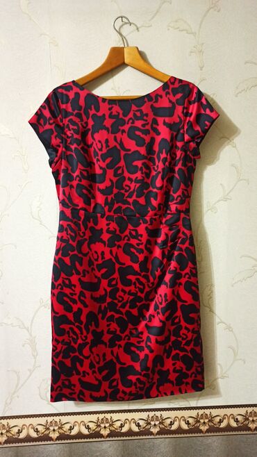 вечерние бордовые платья: Вечернее платье, Классическое, Полиэстер, XL (EU 42)