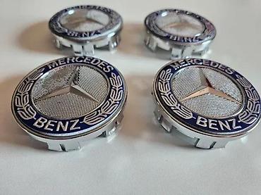 Tyres & Wheels: CEPOVI ZA ALU FELNE MERCEDES A B C E S ML SLK CLK 75MM | cepovi za — 3