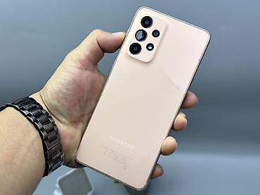 Samsung Galaxy A33 5G, Б/у, 128 ГБ, цвет - Оранжевый, 2 SIM