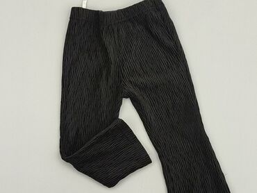 sandały lakierowane czarne: Baby material trousers, 12-18 months, 80-86 cm, condition - Good