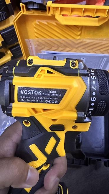 brushless: Бесщеточная аккумуляторная дрель-шуруповерт VOSTOK 1608 в кейсе — 3
