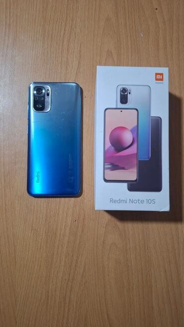 планшет бу бишкек: Redmi, Redmi Note 10S, Б/у, 64 ГБ, цвет - Синий, 2 SIM