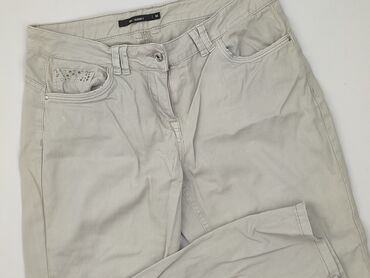 dżinsy z kokardkami: Material trousers for women, Monnari, size S (EU 36)