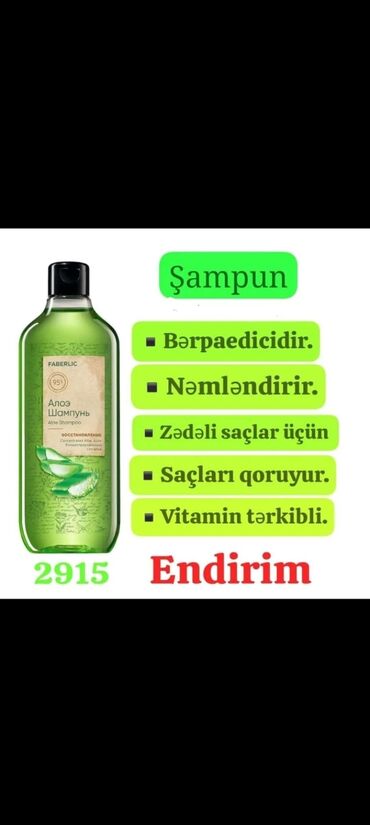 saç abadokları: Bərpaedici" Aloe Şampunu bütün saç növləri üçün əla seçimdir. Aloe