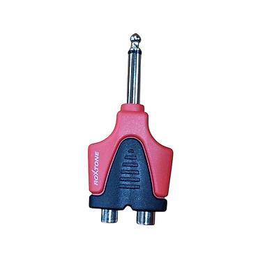 Audio: RoxTone 6.35 mm (1/4”) mono plugdan 2 x RCA (female) adapter - Alət — 3