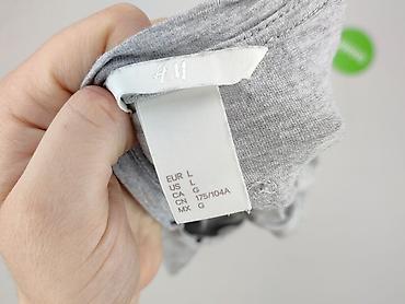 hm szare dresy: H&M, T-shirt damski, rozmiar L — 4