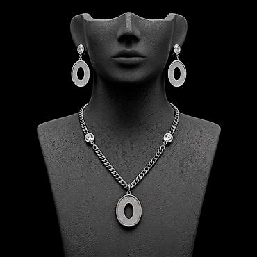 lanvin eclat: Колье, цепочка, ожерелье Ню на массивной цепочке с круглым кулоном в — 2