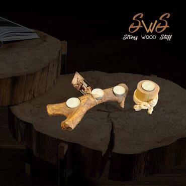 Sveće i svećnjaci: Svećnjak, bоја - Braon — 7