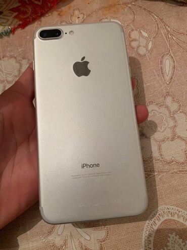 реплика айфон 7: IPhone 7 Plus, 128 ГБ, Серебристый, Защитное стекло, Чехол, 100 %