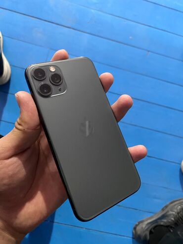 айфон золотой: IPhone 11 Pro, Колдонулган, 256 ГБ, Space Gray, Коргоочу айнек, 83 %