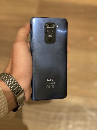redmi not 12 işlənmiş: Redmi Note 9, 64 GB, rəng - Mavi, Barmaq izi