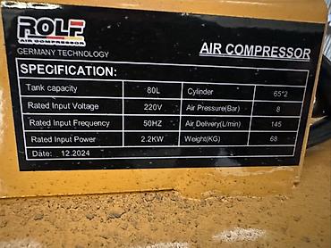 Компрессоры: Компрессор Для покраски, Электрический, Поршневой, Новый — 3