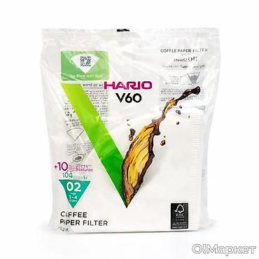 Ашкана буюмдары: Бумажные фильтры для кофе. Hario V60 02 размер 02 - Оригинальные — 1