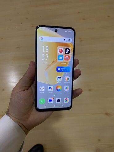 ses yaz: Infinix HOT 50i, 128 GB, rəng - Gümüşü