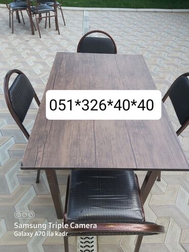 Masa və oturacaq dəstləri: Mətbəx üçün, Yeni, Açılan, Dördbucaq masa, 2 stul -da lalafo.az — 3 Masa və oturacaq dəstləri: Mətbəx üçün, Yeni, Açılan, Dördbucaq masa, 2 stul — 3
