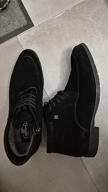 Ботинки: Ботинки-челси Brooman, черные. Замша, мех. Куплены за $200, носились 1 — 8