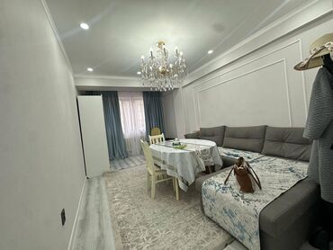 2 комнатная квартира в джале: 3 бөлмө, 100 кв. м, Элитка, 5 кабат, Евроремонт