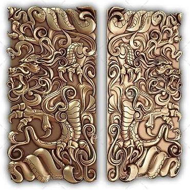 Нарды: Нарды с художественной резьбой - Эксклюзивные резные нарды с богатым — 7