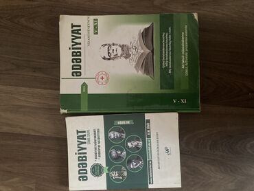 Ədəbiyyat kitablari böyük olan içində qeydler olduğu üçün 8 azn digeri
