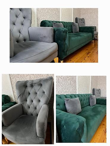 kunc divanlar ucuz qiymete: İşlənmiş, Klassik divan, Divan, Bazasız, Açılmayan — 1