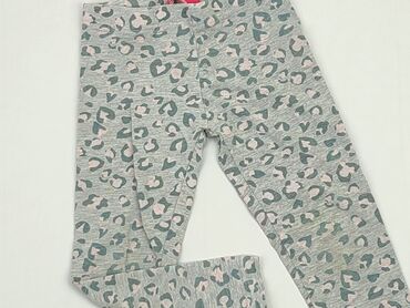 szare bawełniane legginsy: Leggings for kids, Young Dimension, 2-3 years, 98, condition - Good