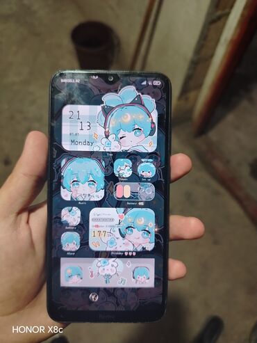 işləmiş soyuducu: Redmi 8, 32 GB, rəng - Qara, Barmaq izi, Face ID