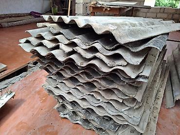 ucuz tül perdeler: Dalğalı şifer vərəqləri - Material: sement əsaslı dalğalı şifer — 1