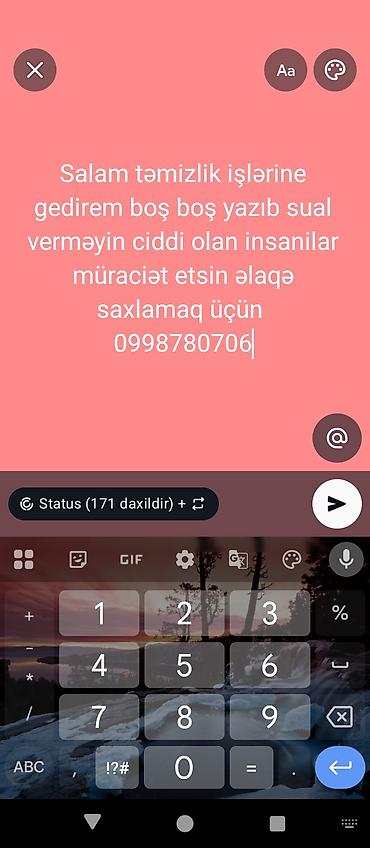 Təmizlik xidmətləri: Təmizlik | Mənzillər | Ümumi təmizlik — 1